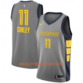 Maillot NBA Memphis Grizzlies Mike Conley 11 2018-19 Nike City Edition Gris Swingman - Homme